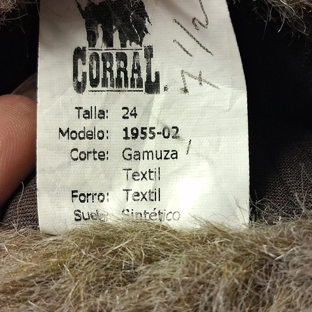 Corral Winter Cozy Knit Patterned Boots Size 7